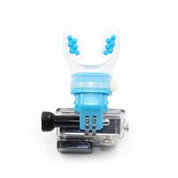 TELESIN Action Camera Mouth Mount Bite Mount Adapter for Go Pro