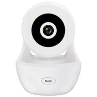 Wireless Camera 1080P HD Monitor Home Dome Camera Pet Monitor WiFi Mobile Phone Monitor Indoor Night Vision 360° Panorama（White）