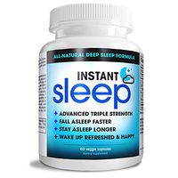 Instant Sleep COMPLETE Natural Sleep Aid Formula MAXIMUM Strength Sleep Support blend of L-Theanine, 5-HTP, Melatonin, Magnesium, Mucuna Pruriens Extract, GABA, and Phellodendron Root (herb powder).