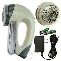 Electric Clothes Lint Pill Fluff Remover Fabrics Sweater Fuzz Shaver + Adapter