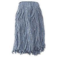 Boardwalk 2020B Mop Head Standard Head Cotton/Synthetic Fiber Cut-End 16oz Blue 12/Carton