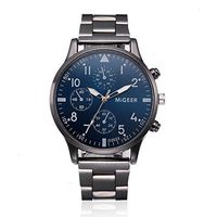 Fxbar,Brand Mens Business Wristwatch Quartz Durable Bracelet Watches Men Watch(D)