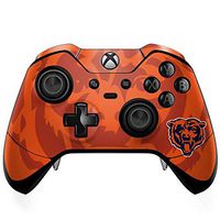 Skinit Decal Gaming Skin for Xbox One Elite Controller - Officially Licensed NFL Chicago Bears Double Vision Design