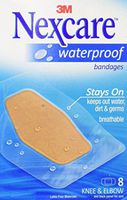 3m Nexcre Knee/Elbow Wtpr, Nexcare Knee And Elbow Waterproof Bandage 2 3/8 X 3/1/2, 8 Count