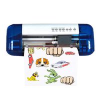 A4 Vinyl Cutter Plotter Cutting Machine Carving Machine Sticker Vinyl Cutter, Vinmax Vinyl Cutter Machine A4 Mini Plotter Cutter Desktop Sign Vinyl Cutter Plotter for Sign Stickers