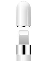 iMangoo Pencil Cap Compatible with Apple Pencil Cap Magnetic Replacement Cap for Apple Pencil Caps for iPad Pro 9.7"/10.5"/12.9" & iPad (6th Generation) iPencil Protective Pen Cap 1 Pack White