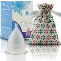 Athena Menstrual Cups Period Cup - One Pack | Regular Flow | Transparent Clear Size 1 Small | A Softer Menstruation Cup Made for Easier Periods | Excellent Tampon and Pad Alternative