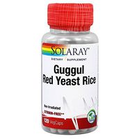 Solaray - Guggul & Red Yeast Rice, 120 capsules