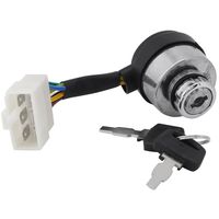 Aramox 6 Wires Ignition Key Switch Start Lock for 2.5-6.5KW 188F Gas Generator
