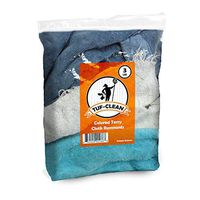 Tuf-Clean 99400 Terry Cloth Remnants/Rags, 100% Cotton, Assorted Colors, 3 lb Box