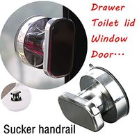 Tpingfe Bath Safety Handle Suction Cup Handrail Grab Bathroom Grip Tub Shower Bar Rail