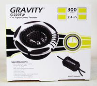 GRAVITY 1" Premium Dome Tweeters 300w G-220TW