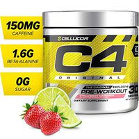 C4 Original Pre Workout Powder Strawberry Margarita | Vitamin C for Immune Support | Sugar Free Preworkout Energy for Men & Women | 150mg Caffeine + Beta Alanine + Creatine | 30 Servings