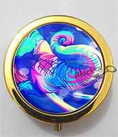 BlackKey Elephant Animal 3-Compartment Decorative Pocket Gift Box Case Organizer for Pill, Color 2 -1899