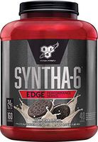BSN SYNTHA-6 EDGE Protein Powder, with Hydrolyzed Whey, Micellar Casein, Milk Protein Isolate, Low Sugar, 24g Protein, Cookies N Cream, 48 Servings