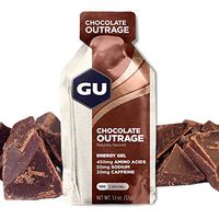 GU Energy Original Sports Nutrition Energy Gel, Chocolate Outrage, 8 Count Box