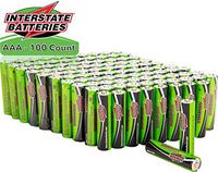 Interstate Batteries AAA Battery Alkaline 100 Pack - Workaholic (DRY7003)…