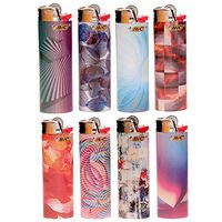 BIC Geometric (2019 Refresh) Lighters, Set of 8 Lighters