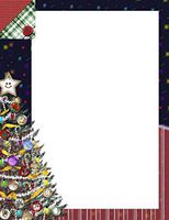 Christmas Tree Stationery Printer Paper 26 Sheets