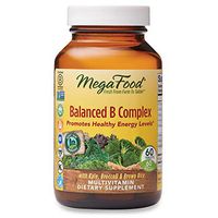 MegaFood, Balanced B Complex, Promotes Healthy Energy Levels, Multivitamin Dietary Supplement, Gluten Free, Vegan, 60 Tablets (60 Servings)