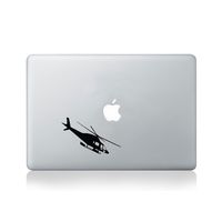 Helicopter Vinyl MacBook Decal/Laptop Decal - Fits MacBook Air (11/13), MacBook Pro (13/15), MacBook Pro Retina (13/15) and MacBook Retina (12)