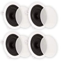 Theater Solutions TS65C in Ceiling 6.5" Speakers Surround Sound Home Theater 2 Pair Pack