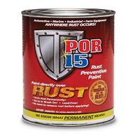 POR-15 45408 Semi Gloss Black Rust Preventive Paint - 1 Pint by POR-15