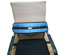 LUCKYYAN Breathable Wheelchair Seat Restraint Belt Elderly Dining Chair Seat Belt - Adjustable Length, Blue