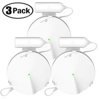 Wall Mount Holder for TP-Link Deco M9 Plus Whole Home Mesh WiFi System,Sturdy Wall Mount Outlet Bracket Ceiling for TP-Link Home WiFi Router Cord Management Without Screws Easy to Install (3 Pack)