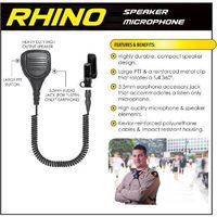 Ear Phone Connection Rhino Speaker Microphone with 3.5mm Audio Jack, Vertex VX-537 NYPD (EP2152QR)