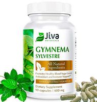 Gymnema Sylvestre - 600mg - Sugar Blocker and Blood Sugar Support. Advanced Extract Formula Blood Sugar Stabilizer - by Jiva Botanicals (90 Veg Capsules)