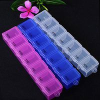 7 Day Mini Weekly Medicine Box Holder Storage Container Case Health Pill Cases New
