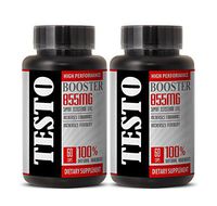 Testosterone Booster for Men Sex libido - TESTO Booster 855 - HIGH Performance - Tribulus with Horny Goat Weed - 2 Bottles 120 Capsules