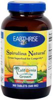 Earthrise Spirulina Natural, 360 Tablets 500mg