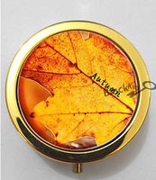 BlackKey Autumn Season 3-Compartment Decorative Pocket Gift Box Case Organizer for Pill, Color 2 -849