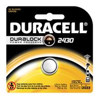 Duracell Duralock 2430 3V Lithium Battery