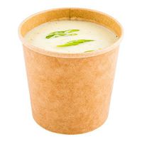 Large Soup Cup, Soup Container - 26 oz - Paper Soup Cup - Kraft - Disposable - Takeout Soup Container, To Go Soup Cup - 200ct - Restaurantware