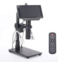 HAYEAR Full HD 2160P 1080P 4K HDMI Digital Microscope Camera with 300X Optical Manual Zoom C-Mount Lens