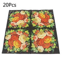 lipiny 20 Sheets/Bag Camellia Flowers Paper Napkins Guest Birthday Party Tableware Decoration Supply