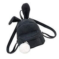 F&W WF Backpack-Shoulder Bag Handbags Cute Rabbit Ears Small Backpack Wild Student Bag (Color : A)