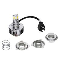 SaferCCTV H4 LED Headlight Bulbs, Motorcycle LED Headlight Bulb with High Low Beam Compatible for Electra Glide, Ultra Classic, Ultra Limited, Touring, FLH, FLHX, FLHRS, FLHTC, Yamaha Motorcycle