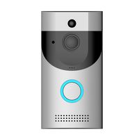 OWSOO Smart Wireless WiFi Security Waterproof DoorBell Smart Video Door Phone Visual Recording Low Power Consumption Remote Home Monitoring Night Vision Cloud Storage