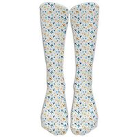 Cartoon Helicopter Airship Plane Ventilate Faster Recovery Cute Compression Socks Knee Socks For Athletic For Men Women