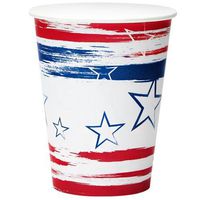 Nicole Home Collection Stars N' Stripes Paper Cup, 12-Ounce