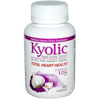Wakunaga - Kyolic, Total Heart Health, Formula 108, 100 Capsules - 2pc