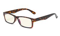 Eyekepper Computer Readers UV Protection, Anti Glare, Anti Blue Rays Reading Glasses (Tortoise/Light Yellow Tinted Lenses) +2.50