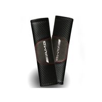 Carbon Fiber Seat Belt Cover Shoulder Pad Cushion For Mercedes-Benz (2 pcs)