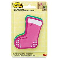 3M Post-it Holiday Gift Tag Notes - Pkg of 2