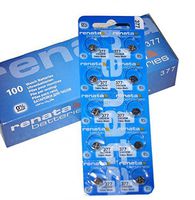 Renata #377 Silver Oxide Battery - 10 Pack (377-10)