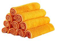 Set of 5 Bamboo Fiber Cleaning Cloth Eco Kitchen/Household/Dish Cloth Orange